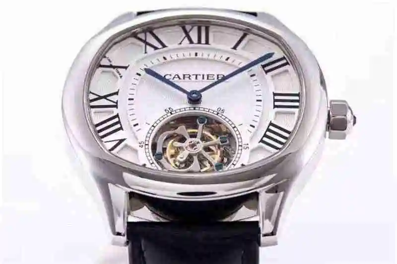 General Watches Cartier Drive De Cartier Genuine Tourbillon Wristwatch Watch view 8