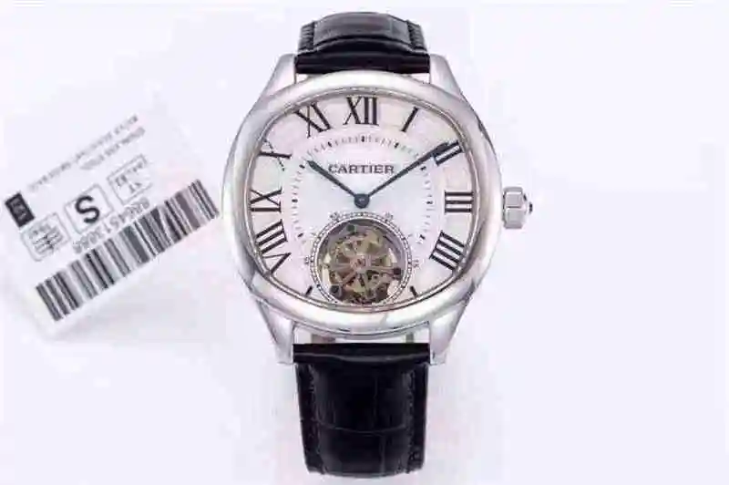 General Watches Cartier Drive De Cartier Genuine Tourbillon Wristwatch Watch view 9