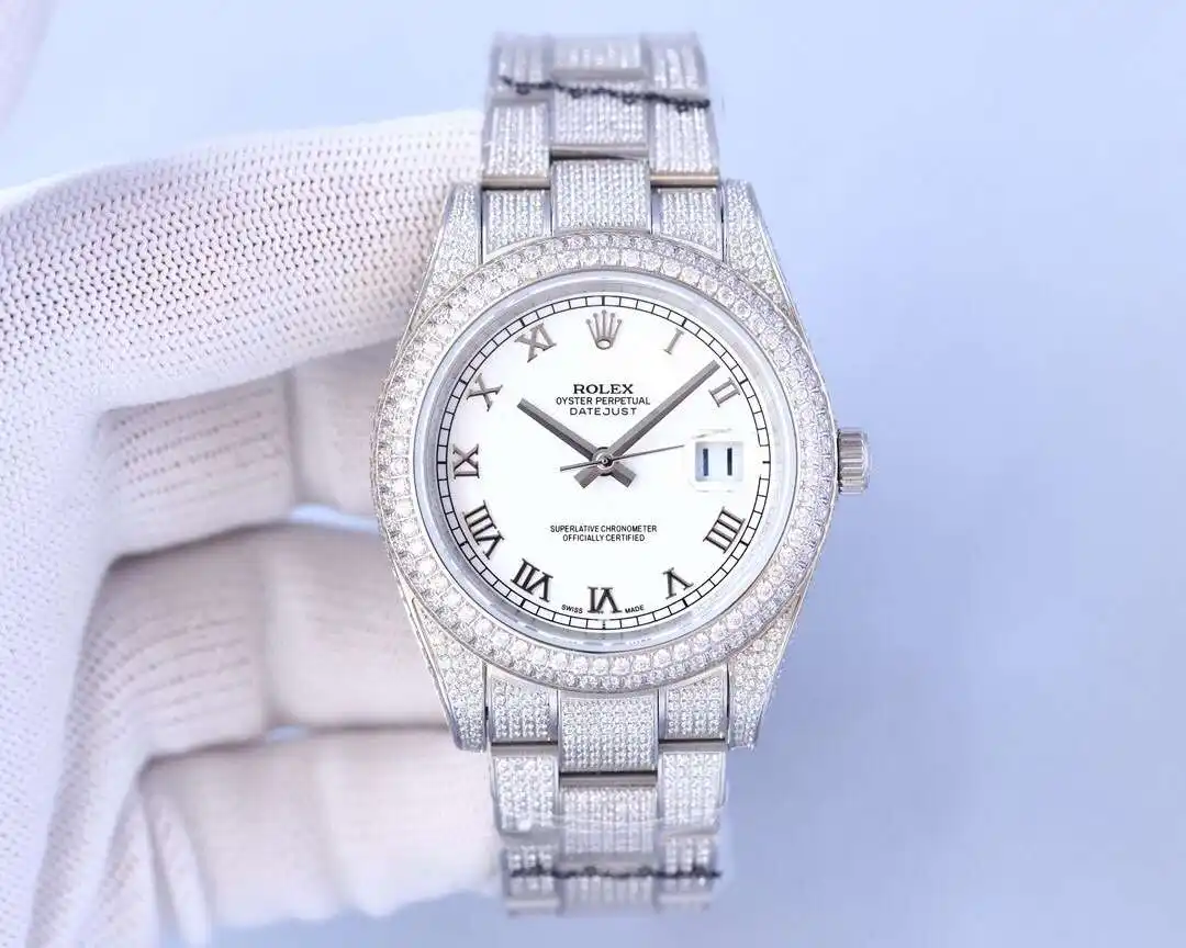 General Watches Rolex watch men's watch with original fully automatic mechanical movement top 316 stainless steel case strap mineral super mirror diameter 41mm KK09800 4 view 5