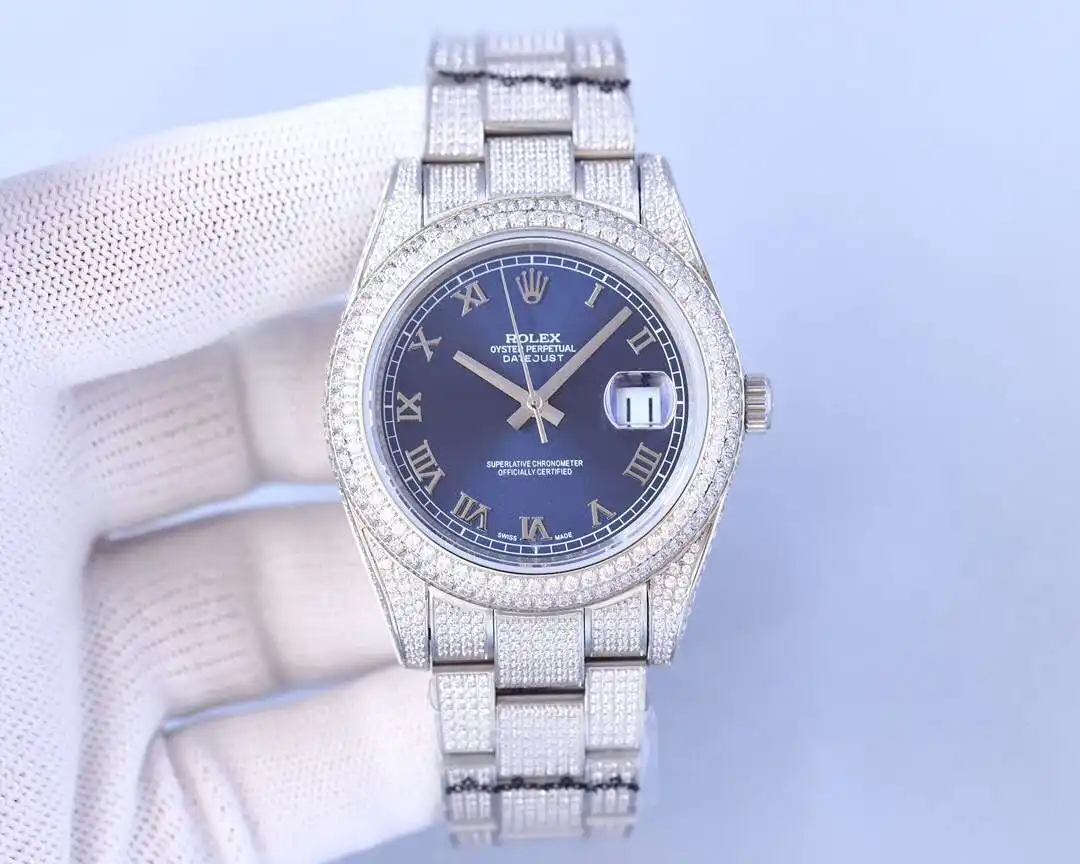 General Watches Rolex watch men's watch with original fully automatic mechanical movement top 316 stainless steel case strap mineral super mirror diameter 41mm KK09800 4 view 6