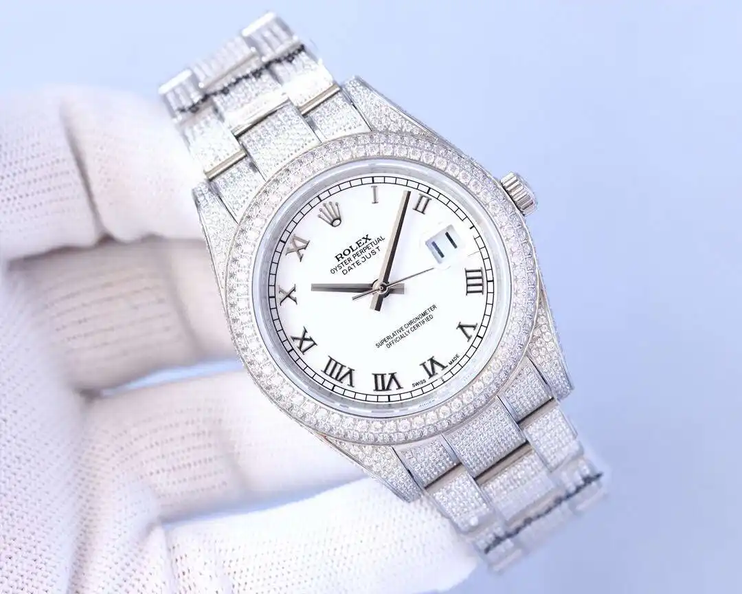 General Watches Rolex watch men's watch with original fully automatic mechanical movement top 316 stainless steel case strap mineral super mirror diameter 41mm KK09800 4 view 8