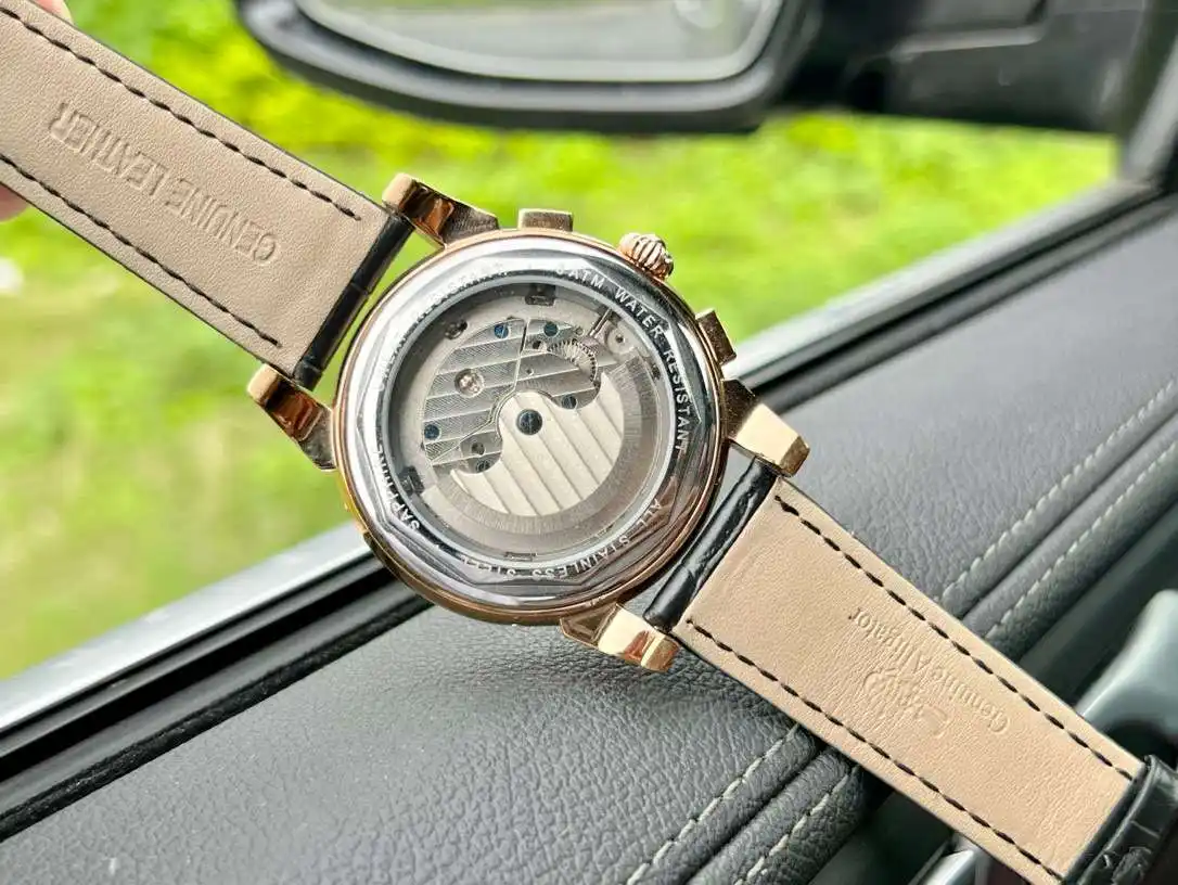 General Watches Watch, men's watch with original fully automatic mechanical movement, top-grade 316 stainless steel case and strap, mineral super mirror, diameter 42cm KK05350 view 3