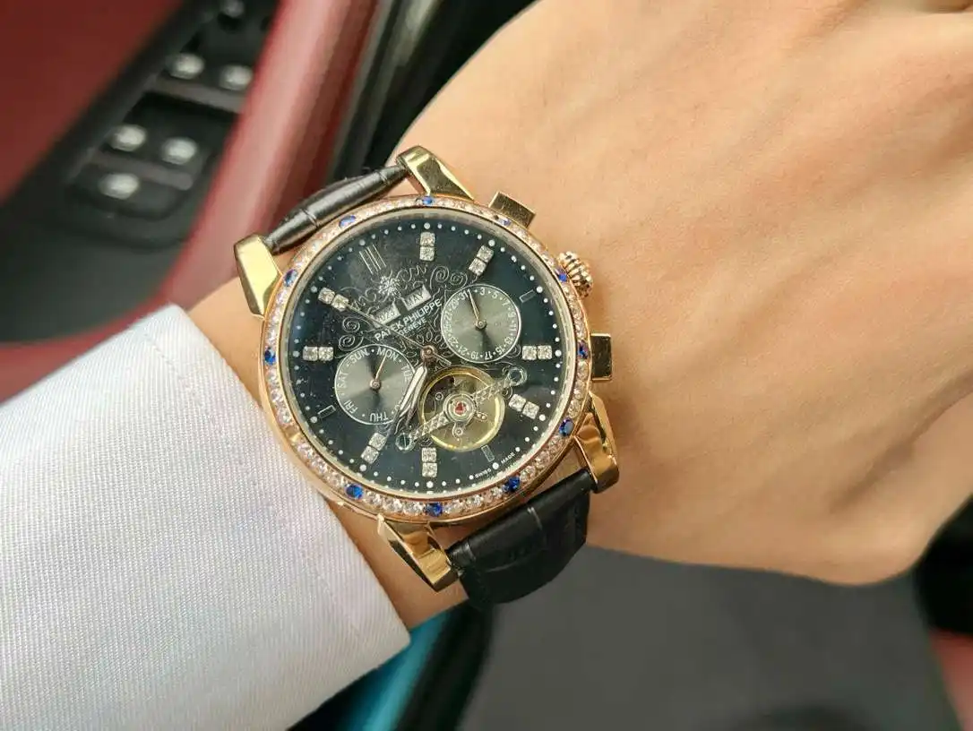 General Watches Watch, men's watch with original fully automatic mechanical movement, top-grade 316 stainless steel case and strap, mineral super mirror, diameter 42cm KK05350 view 6