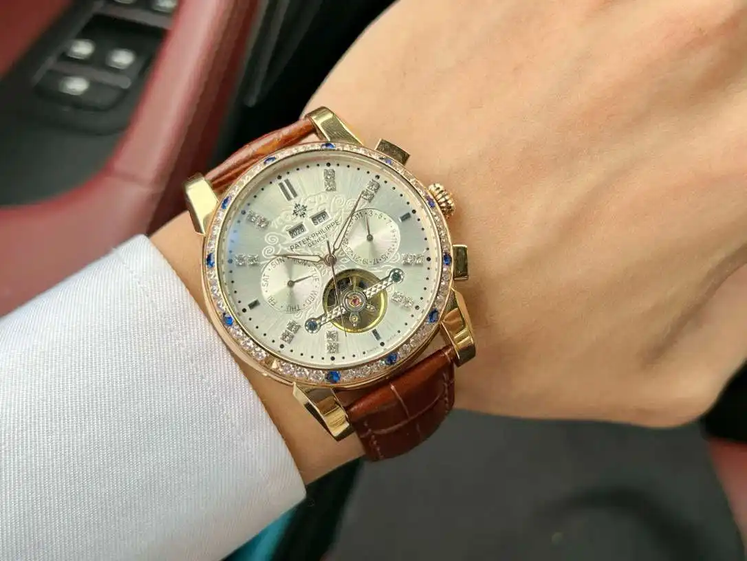 General Watches Watch, men's watch with original fully automatic mechanical movement, top-grade 316 stainless steel case and strap, mineral super mirror, diameter 42cm KK05350 view 7