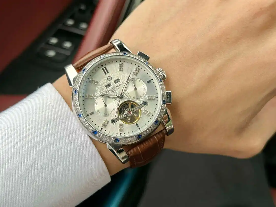 General Watches Watch, men's watch with original fully automatic mechanical movement, top-grade 316 stainless steel case and strap, mineral super mirror, diameter 42cm KK05350 view 8