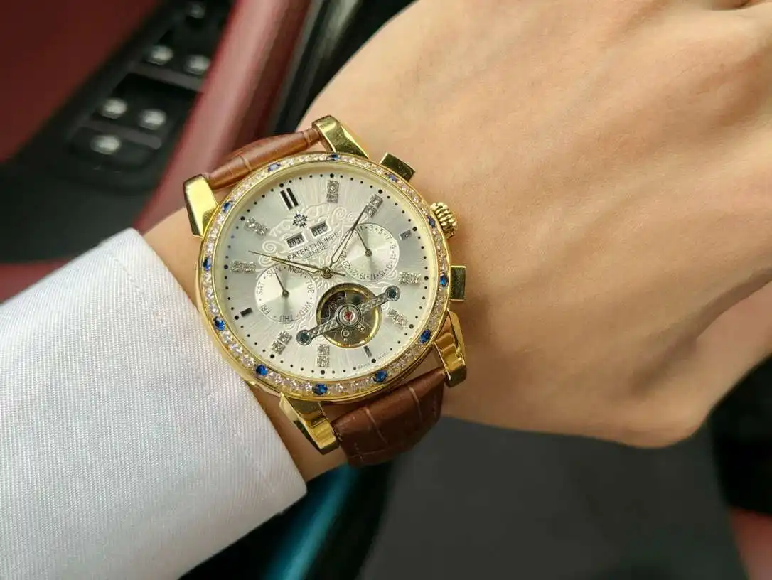 General Watches Watch, men's watch with original fully automatic mechanical movement, top-grade 316 stainless steel case and strap, mineral super mirror, diameter 42cm KK05350 view 9