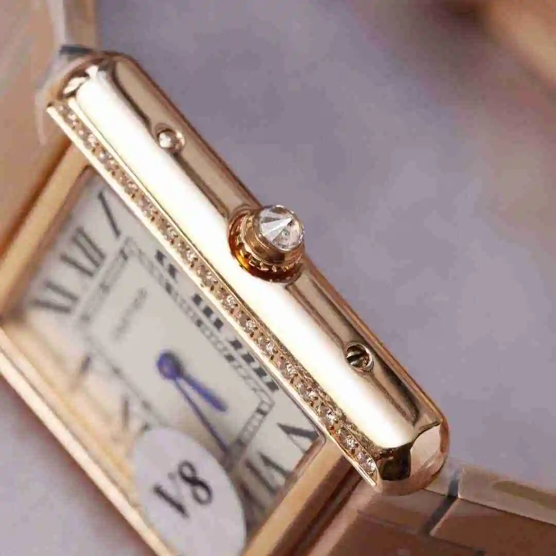 General Watches Cartier Watch Couple Watch Paired with Original Fully Automatic Mechanical Movement Top grade 316 Precision Steel Case Case with Mineral Super Strong Mirror Diameter 27MMX34MM KK03250 2 view 2
