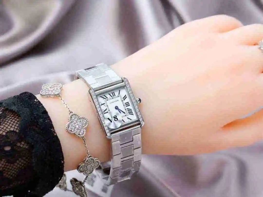 General Watches Cartier Watch Couple Watch Paired with Original Fully Automatic Mechanical Movement Top grade 316 Precision Steel Case Case with Mineral Super Strong Mirror Diameter 27MMX34MM KK03250 2 view 8