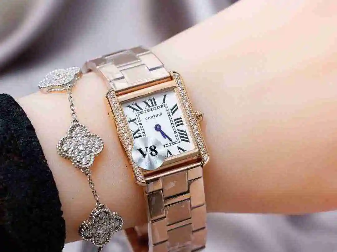 General Watches Cartier Watch Couple Watch Paired with Original Fully Automatic Mechanical Movement Top grade 316 Precision Steel Case Case with Mineral Super Strong Mirror Diameter 27MMX34MM KK03250 2 view 9