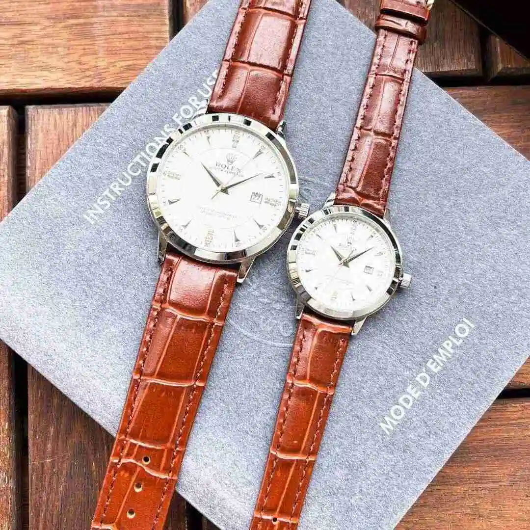 General Watches Rolex Watch Couple Watch Paired with Original Fully Automatic Mechanical Movement Top grade 316 Precision Steel Case Case with Mineral Super Strong Mirror Diameter Men's 40mm Women's 30mm KK view 4