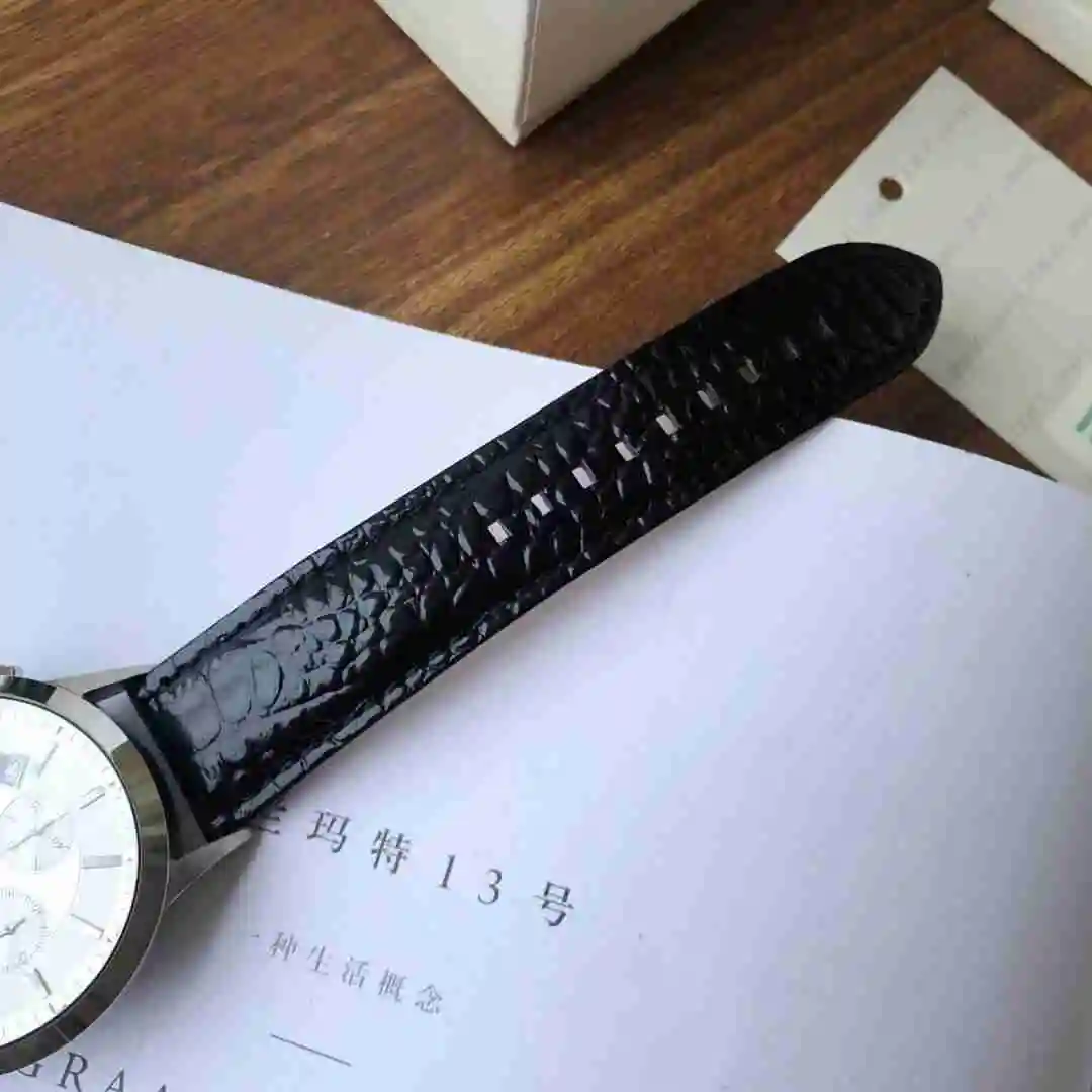 General Watches Armani Watch Men's Watch Paired with Original Fully Automatic Mechanical Movement Top Grade 316 Precision Steel Case with Mineral Super Strong Mirror Diameter 43mm KK02450 view 2