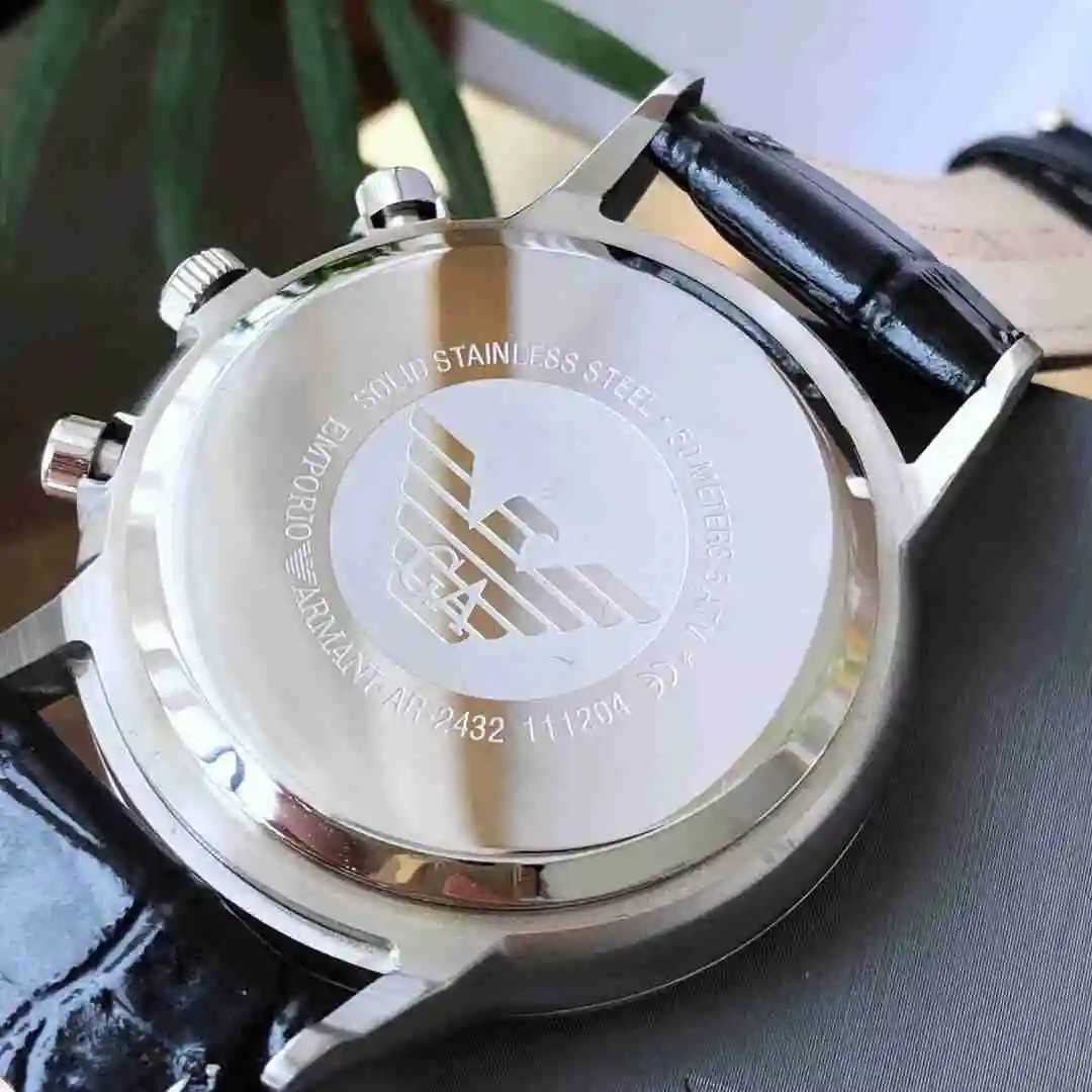 General Watches Armani Watch Men's Watch Paired with Original Fully Automatic Mechanical Movement Top Grade 316 Precision Steel Case with Mineral Super Strong Mirror Diameter 43mm KK02450 view 4