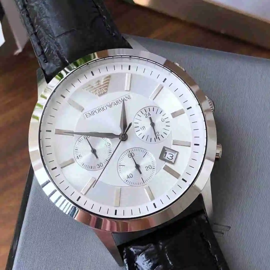General Watches Armani Watch Men's Watch Paired with Original Fully Automatic Mechanical Movement Top Grade 316 Precision Steel Case with Mineral Super Strong Mirror Diameter 43mm KK02450 view 5