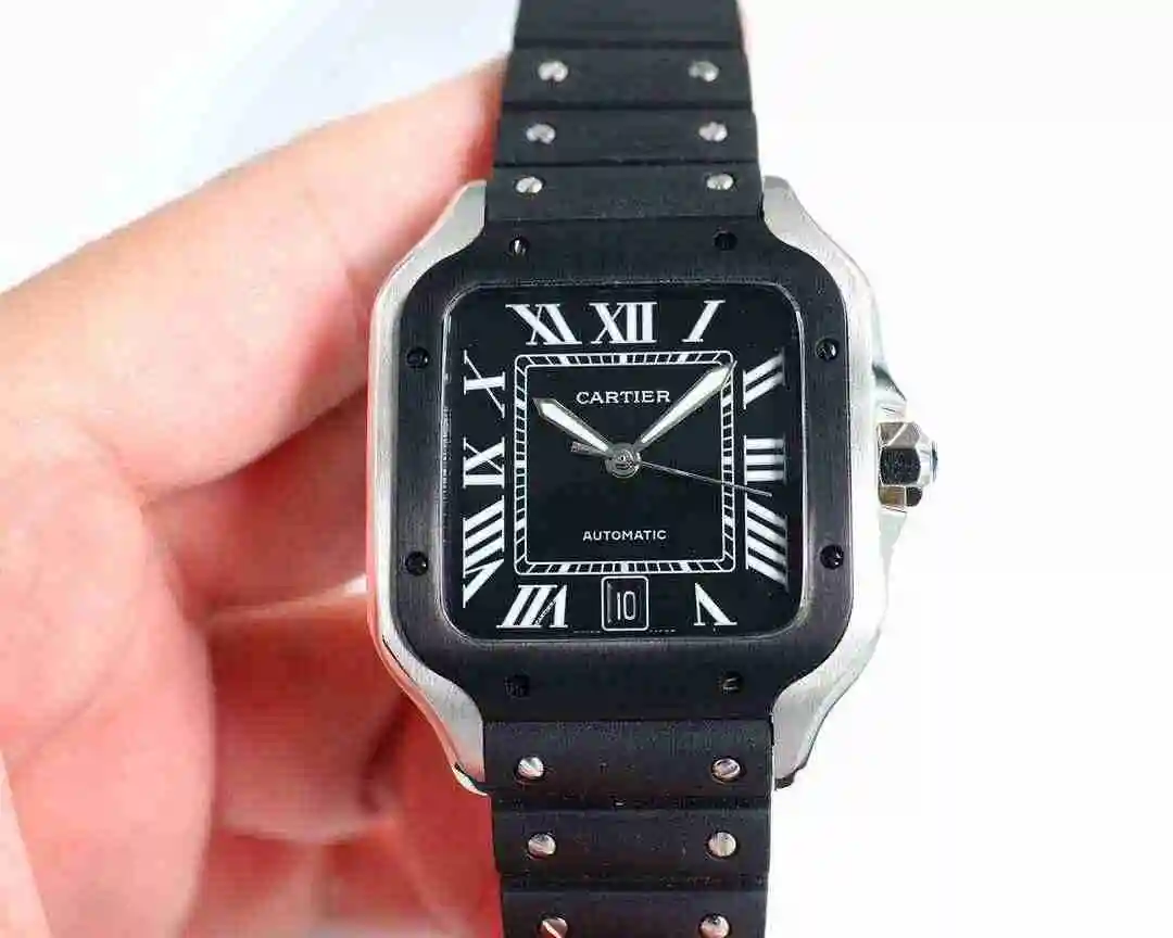 General Watches Cartier Watch Men's Watch Paired with Original Fully Automatic Mechanical Movement Top Grade 316 Precision Steel Case with Mineral Super Strong Mirror Diameter 40mm kk014500 view 7