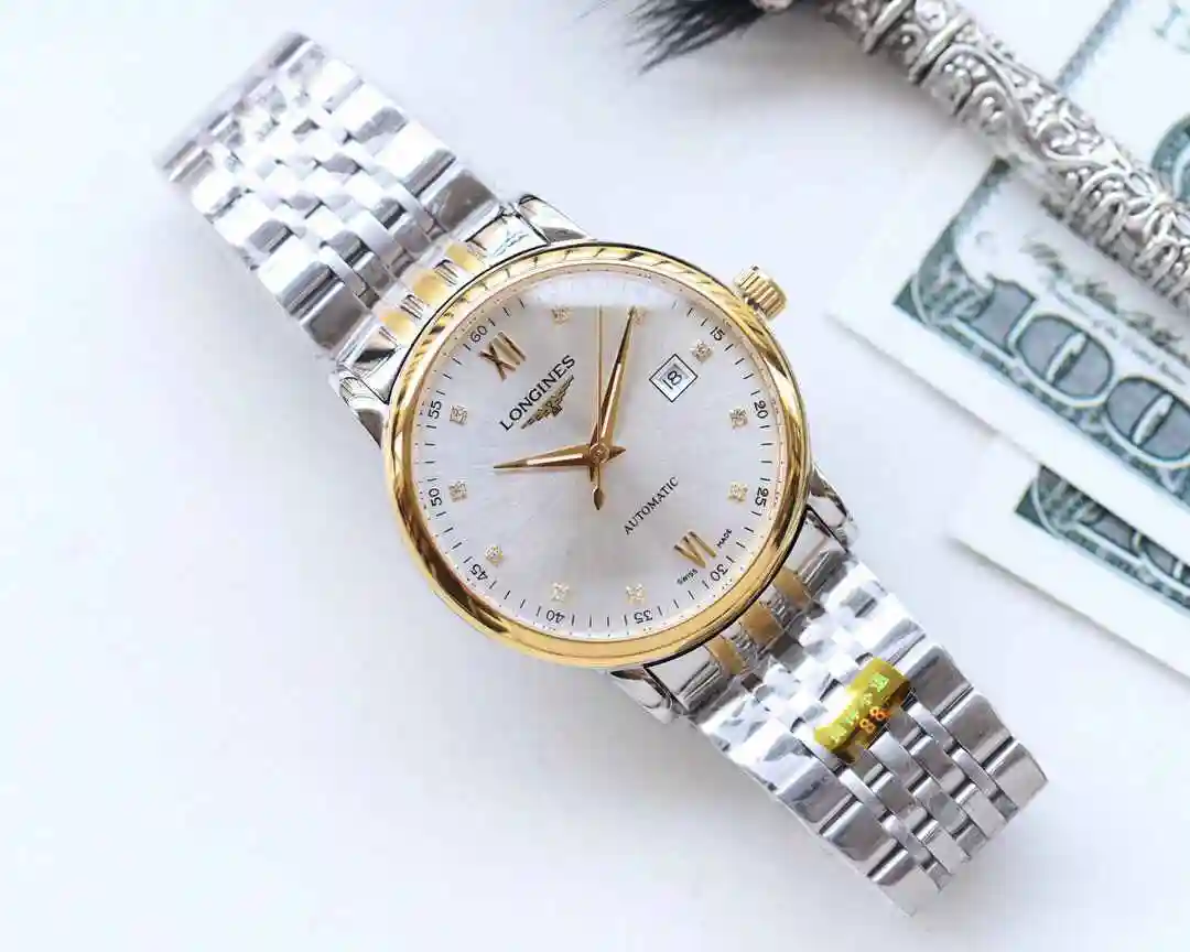 General Watches Longines Watch Men's Watch Paired with Original Fully Automatic Mechanical Movement Top Grade 316 Precision Steel Case with Mineral Super Strong Mirror Diameter 41mm KK04650 view 4