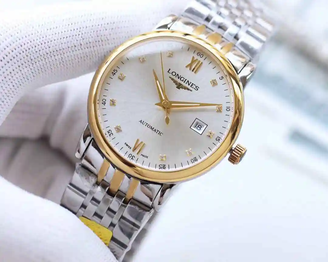 General Watches Longines Watch Men's Watch Paired with Original Fully Automatic Mechanical Movement Top Grade 316 Precision Steel Case with Mineral Super Strong Mirror Diameter 41mm KK04650 view 5