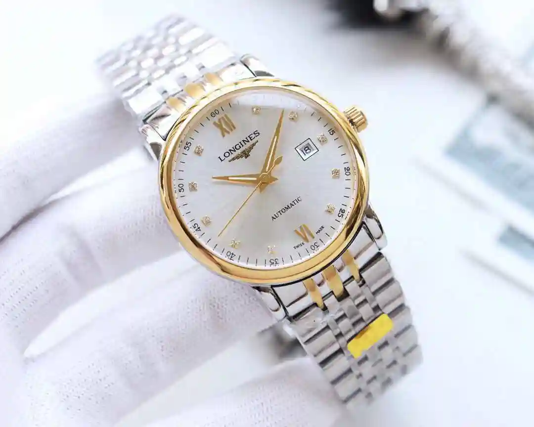 General Watches Longines Watch Men's Watch Paired with Original Fully Automatic Mechanical Movement Top Grade 316 Precision Steel Case with Mineral Super Strong Mirror Diameter 41mm KK04650 view 6