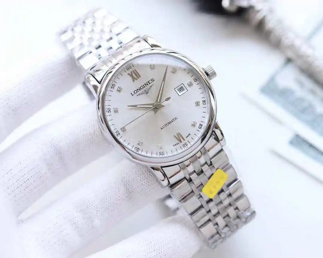 General Watches Longines Watch Men's Watch Paired with Original Fully Automatic Mechanical Movement Top Grade 316 Precision Steel Case with Mineral Super Strong Mirror Diameter 41mm KK04650 view 8
