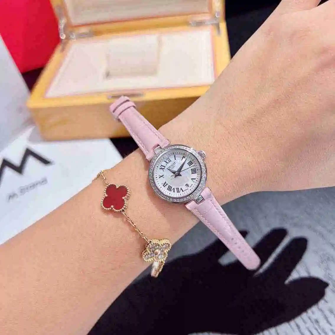 General Watches Tianshuo Watch Women's Watch Paired with Original Fully Automatic Mechanical Movement Top grade 316 Precision Steel Case with Mineral Super Strong Mirror Diameter 26mm KK02750 view 3