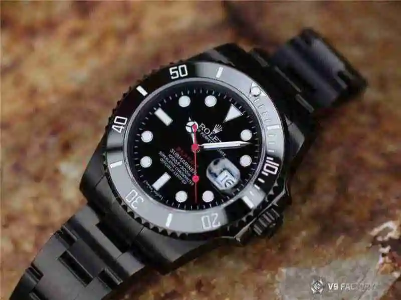 General Watches V9 Rolex Water Ghost BLAKEN Official Obsidian Edition Watch view 9