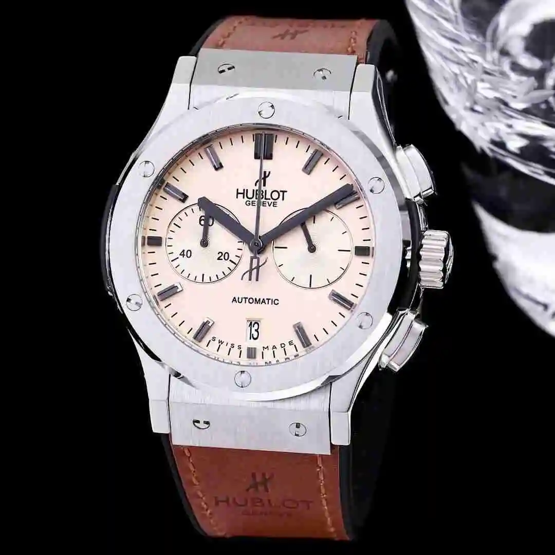 General Watches Hublot Yubo Watch Men's Watch Paired with Original Fully Automatic Mechanical Movement Top Grade 316 Precision Steel Case with Mineral Super Strong Mirror Diameter 45mm KK04150 3 view 3