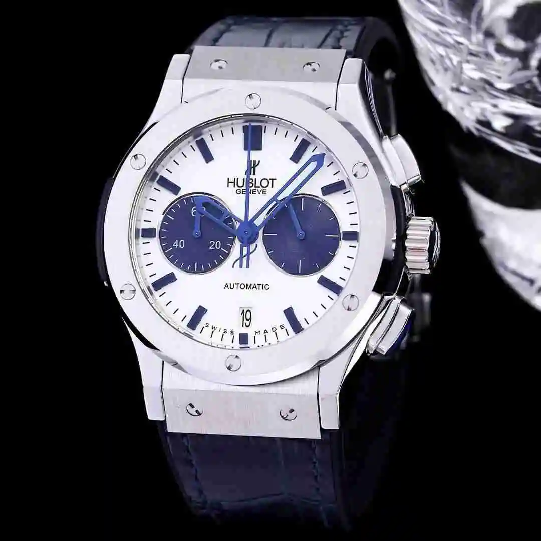 General Watches Hublot Yubo Watch Men's Watch Paired with Original Fully Automatic Mechanical Movement Top Grade 316 Precision Steel Case with Mineral Super Strong Mirror Diameter 45mm KK04150 3 view 5