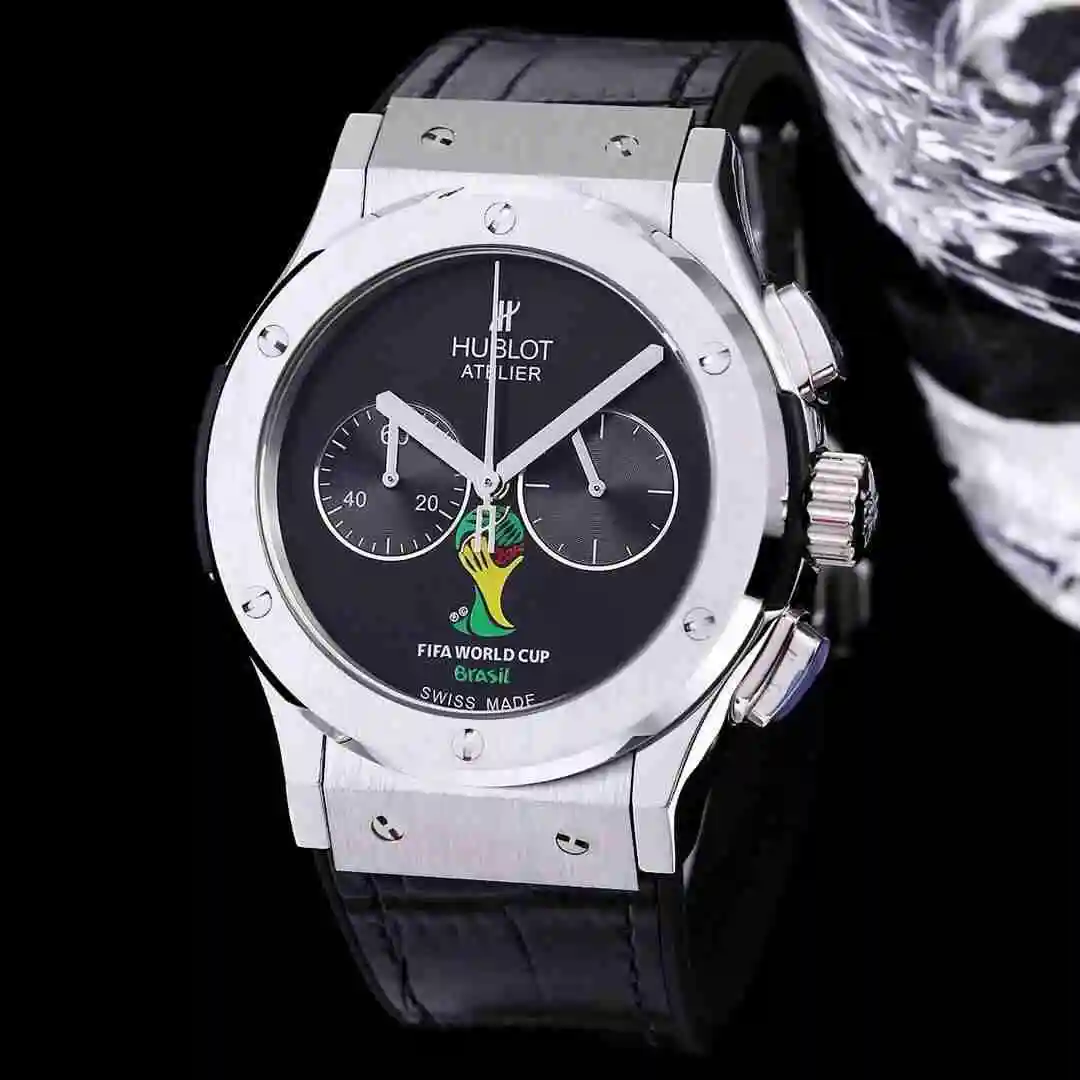 General Watches Hublot Yubo Watch Men's Watch Paired with Original Fully Automatic Mechanical Movement Top Grade 316 Precision Steel Case with Mineral Super Strong Mirror Diameter 45mm KK04150 3 view 6
