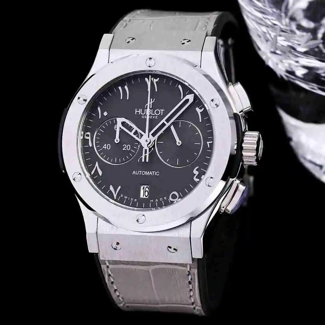 General Watches Hublot Yubo Watch Men's Watch Paired with Original Fully Automatic Mechanical Movement Top Grade 316 Precision Steel Case with Mineral Super Strong Mirror Diameter 45mm KK04150 3 view 7