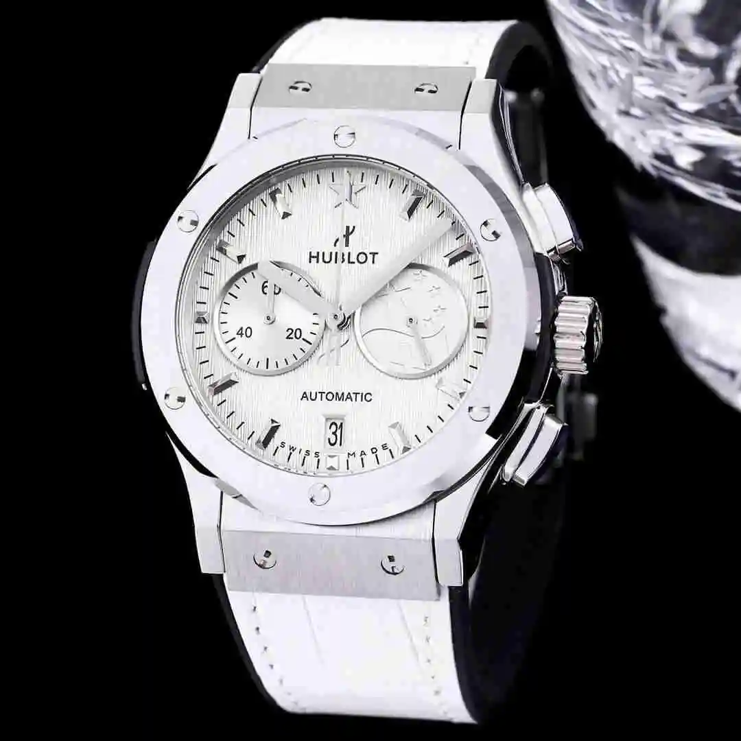General Watches Hublot Yubo Watch Men's Watch Paired with Original Fully Automatic Mechanical Movement Top Grade 316 Precision Steel Case with Mineral Super Strong Mirror Diameter 45mm KK04150 3 view 9