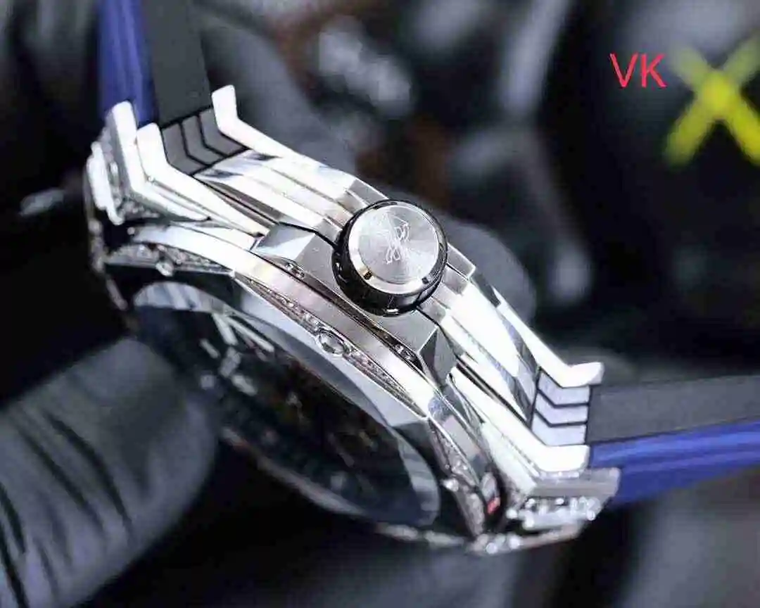 General Watches Hublot Yubo Watch Men's Watch Paired with Original Fully Automatic Mechanical Movement Top Grade 316 Precision Steel Case with Mineral Super Strong Mirror Diameter 45mm kk07350 1 view 8