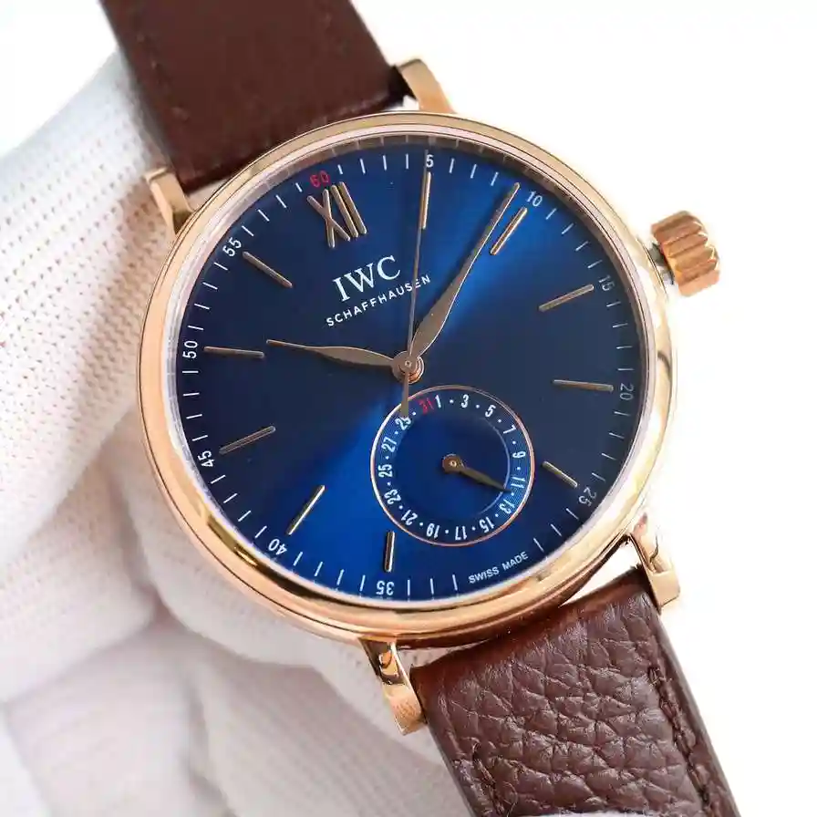 General Watches IWC Wan @ National Watch Men's Watch Paired with Original Fully Automatic Mechanical Movement Top Grade 316 Precision Steel Case with Mineral Super Strong Mirror Diameter 39mm KK011500 view 9