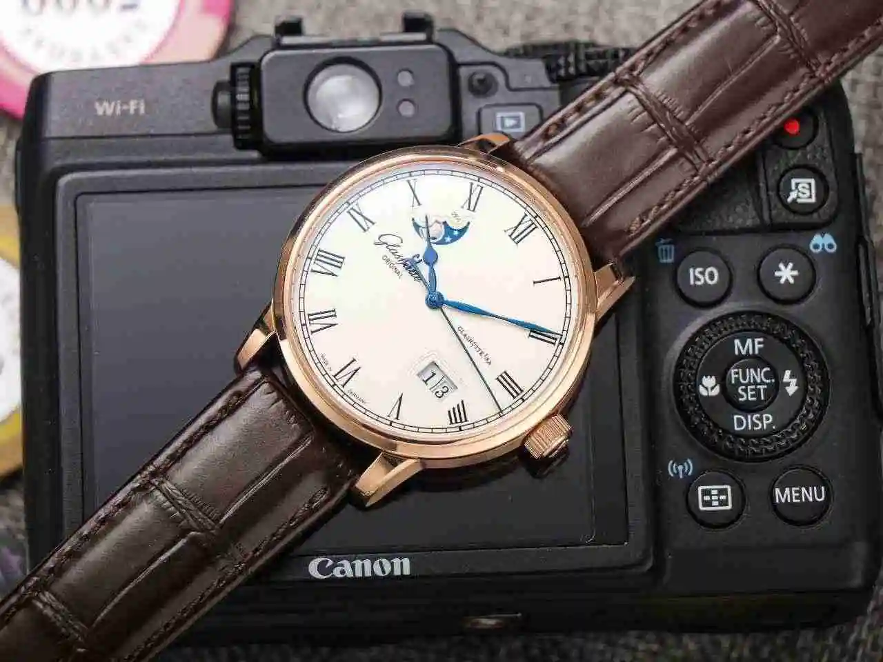 General Watches Glash tte Original White 1450 Rose 1550 Watch view 7