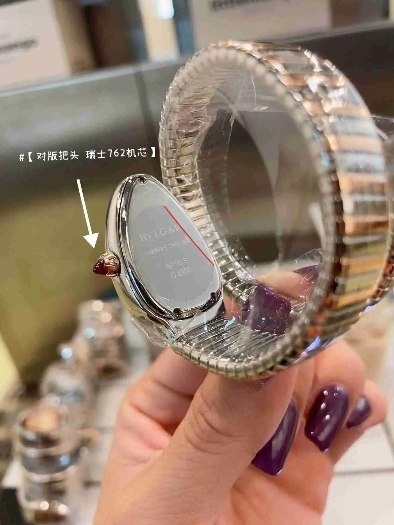 General Watches Bvlgari Bulgari women's watch paired with original fully automatic mechanical movement, top grade 316 precision steel case with mineral super strong mirror surface KK02850 1 view 3