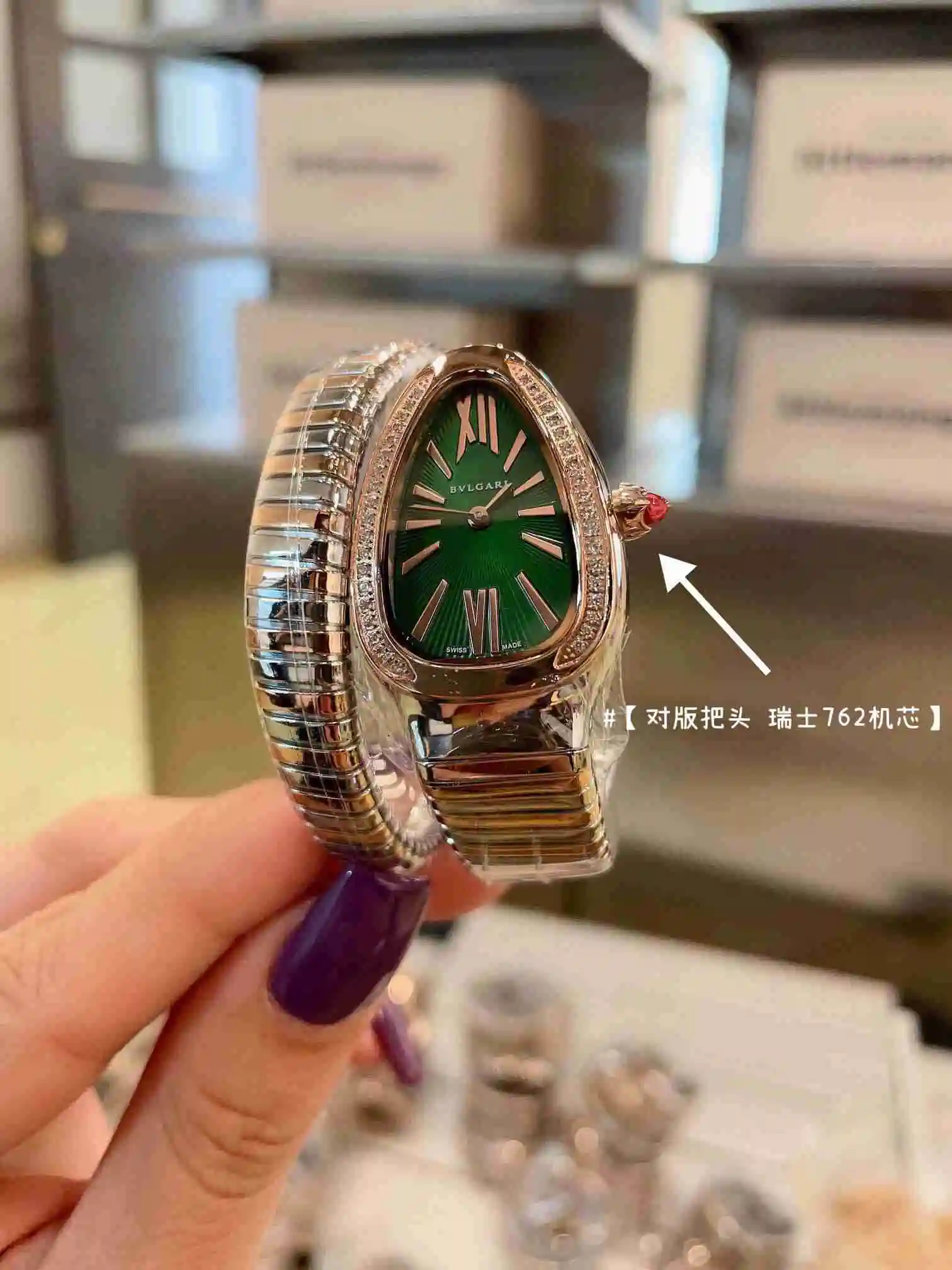 General Watches Bvlgari Bulgari women's watch paired with original fully automatic mechanical movement, top grade 316 precision steel case with mineral super strong mirror surface KK02850 1 view 8