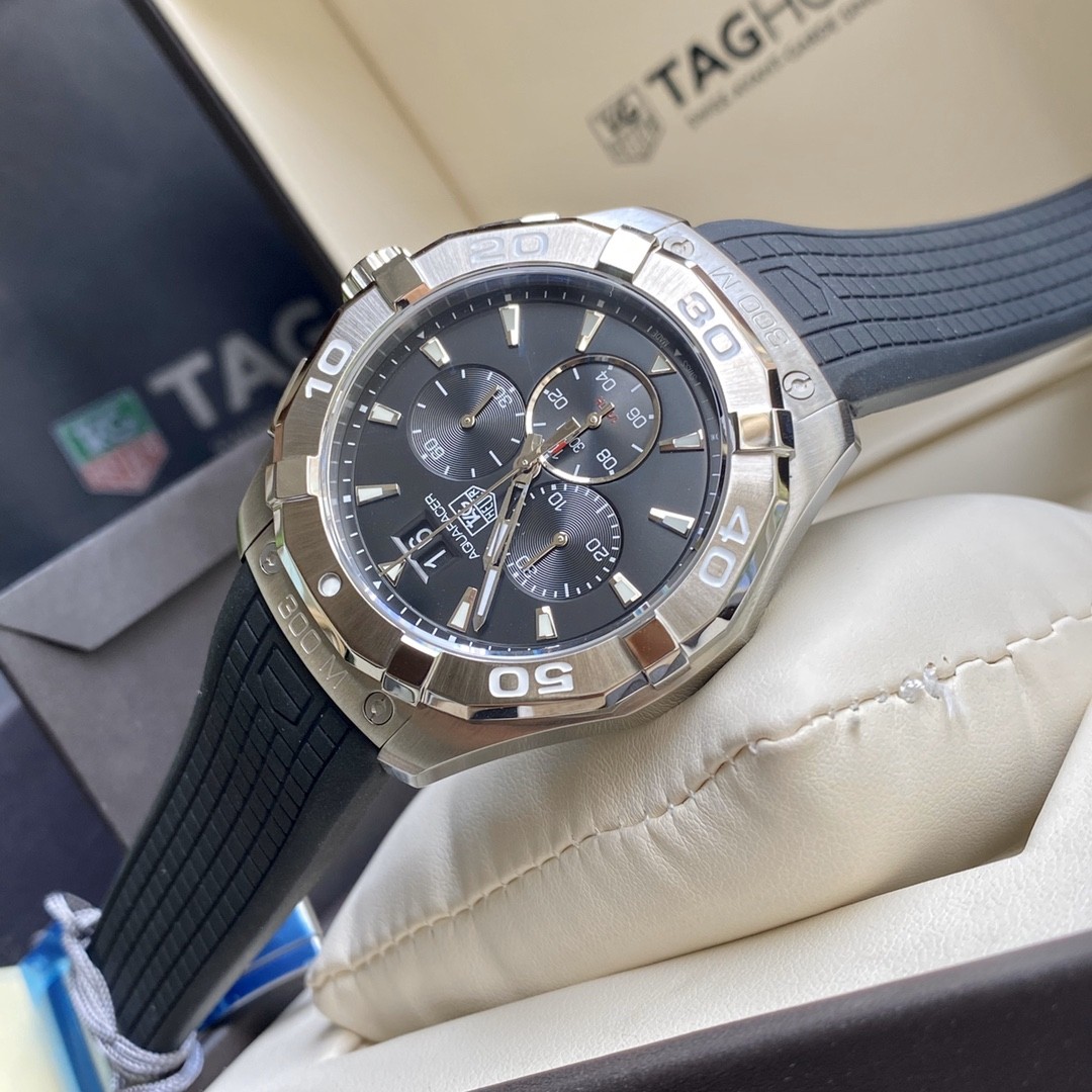 TAG Heuer Aquaracer Stainless Steel Quartz 43mm Watch view 5