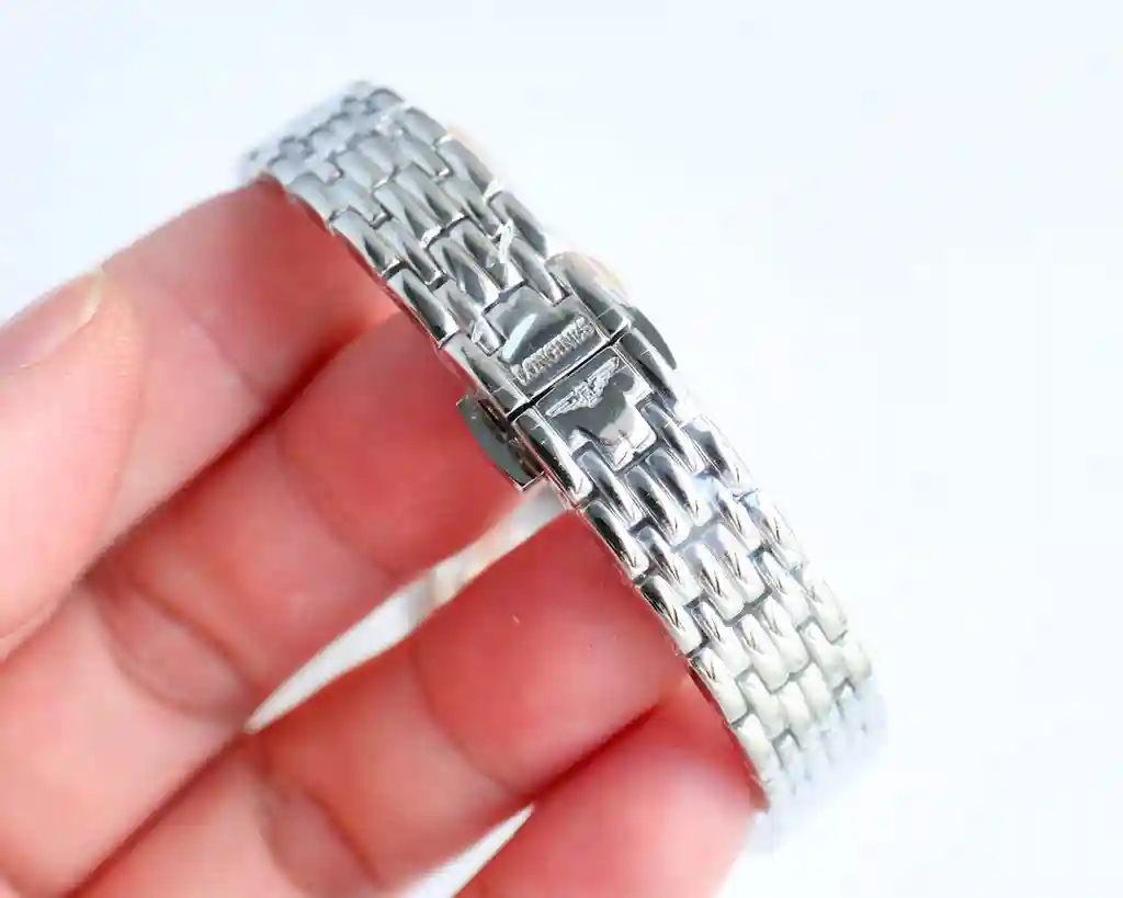 General Watches Longines Lang@Qin watch women's watch with original fully automatic mechanical movement top 316 stainless steel case strap mineral super mirror diameter 25mm KK011500 view 3