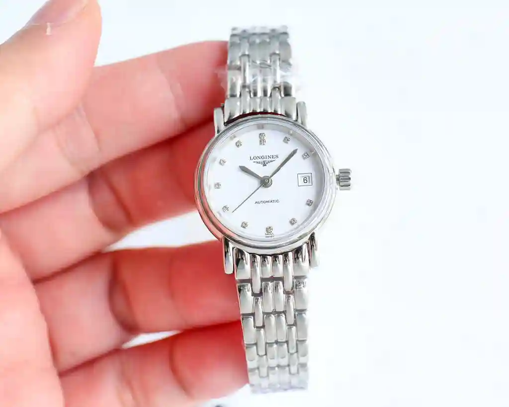 General Watches Longines Lang@Qin watch women's watch with original fully automatic mechanical movement top 316 stainless steel case strap mineral super mirror diameter 25mm KK011500 view 9