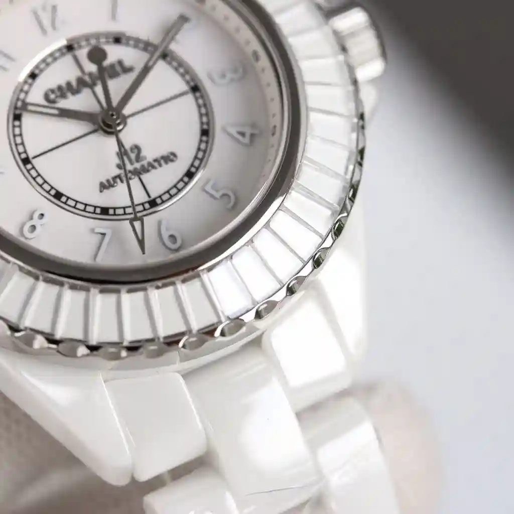 General Watches Chanel@children's watch, women's watch with original fully automatic mechanical movement, top-grade 316 stainless steel case and strap, mineral super mirror, diameter 33mm KK011500 view 6
