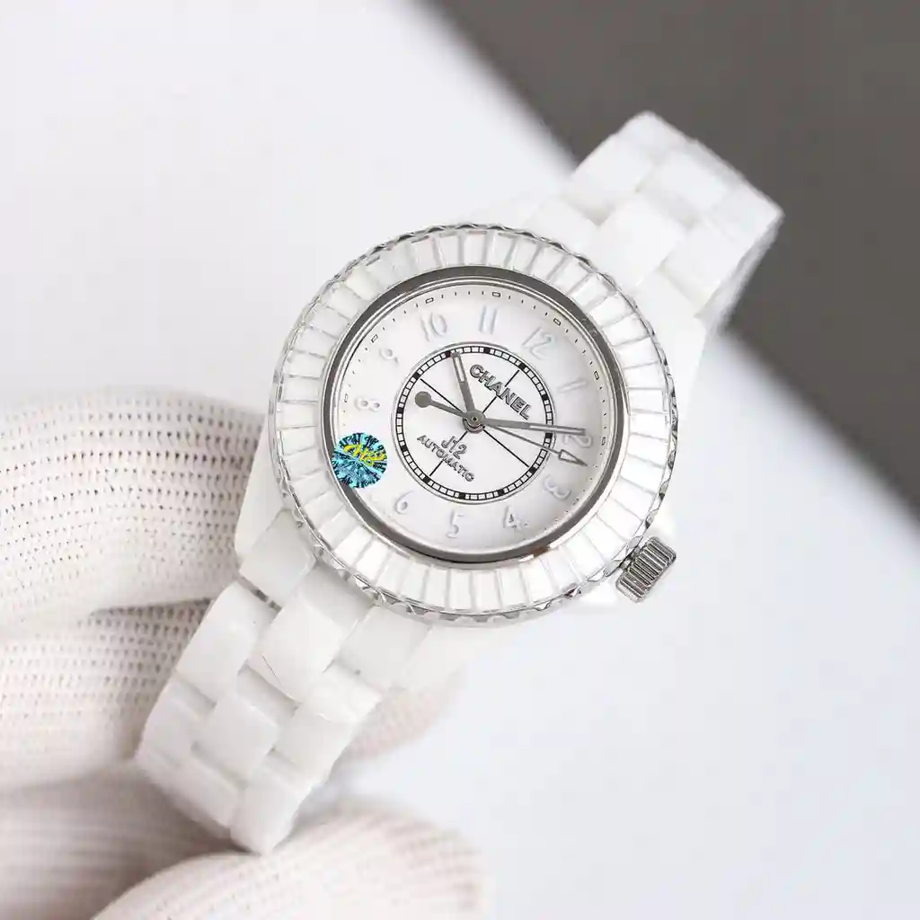General Watches Chanel@children's watch, women's watch with original fully automatic mechanical movement, top-grade 316 stainless steel case and strap, mineral super mirror, diameter 33mm KK011500 view 8