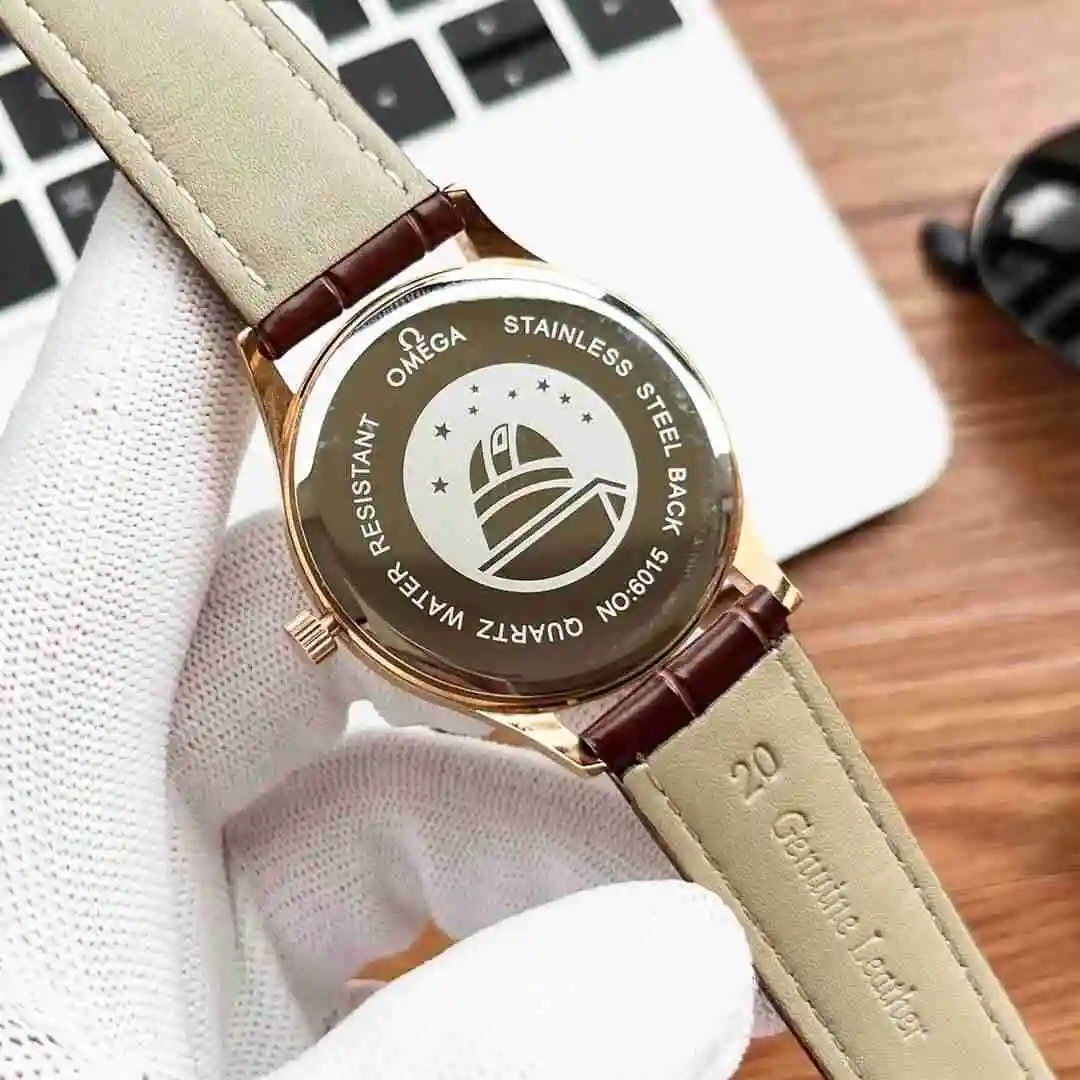 General Watches Omega Watch Couple Watch Paired with Original Fully Automatic Mechanical Movement Top Grade 316 Precision Steel Case with Mineral Super Strong Mirror Diameter Male 40mm Female 30mm KK02750 1 view 4