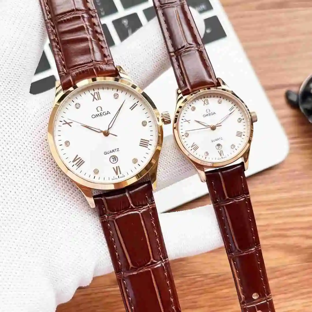 General Watches Omega Watch Couple Watch Paired with Original Fully Automatic Mechanical Movement Top Grade 316 Precision Steel Case with Mineral Super Strong Mirror Diameter Male 40mm Female 30mm KK02750 1 view 6