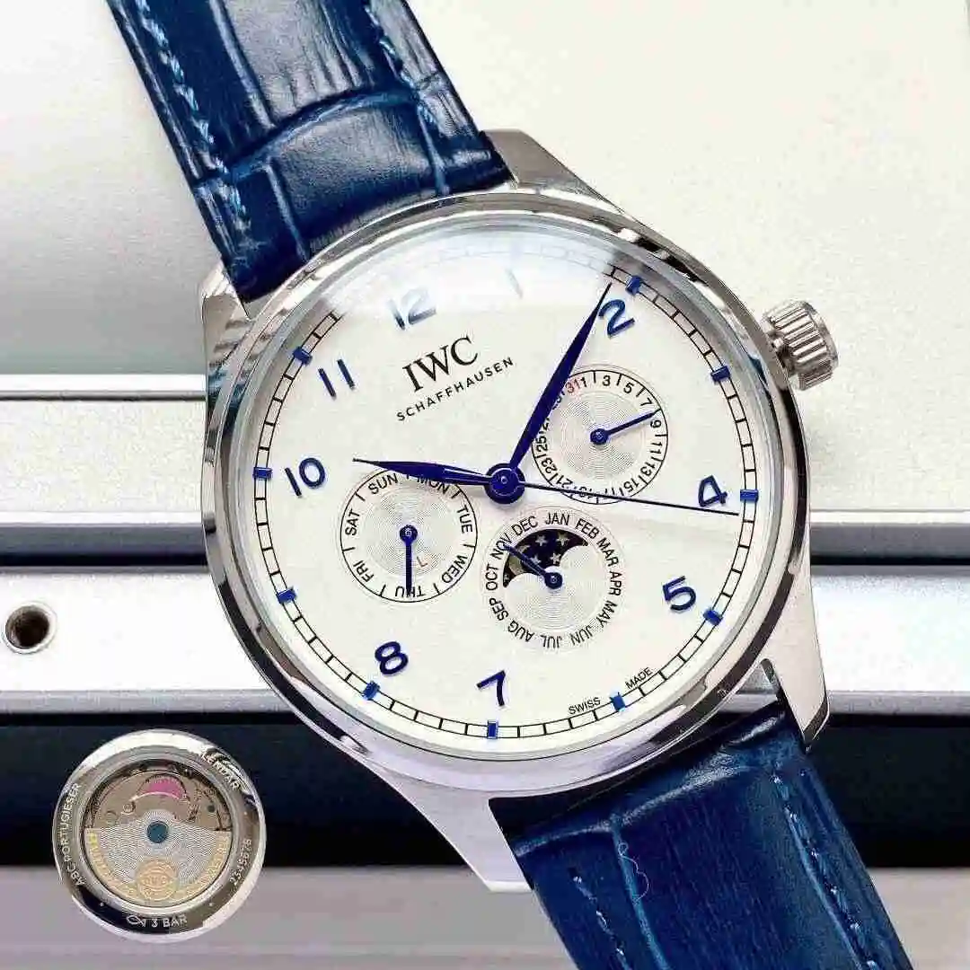 General Watches IWC Wanguo Watch Men's Watch Paired with Original Fully Automatic Mechanical Movement Top Grade 316 Precision Steel Case with Mineral Super Strong Mirror Diameter 40mm KK04350 1 view 4