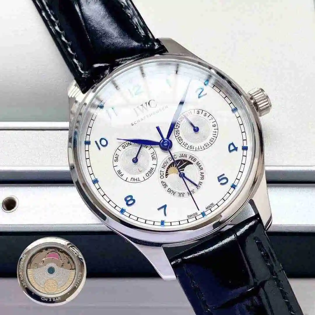 General Watches IWC Wanguo Watch Men's Watch Paired with Original Fully Automatic Mechanical Movement Top Grade 316 Precision Steel Case with Mineral Super Strong Mirror Diameter 40mm KK04350 1 view 5