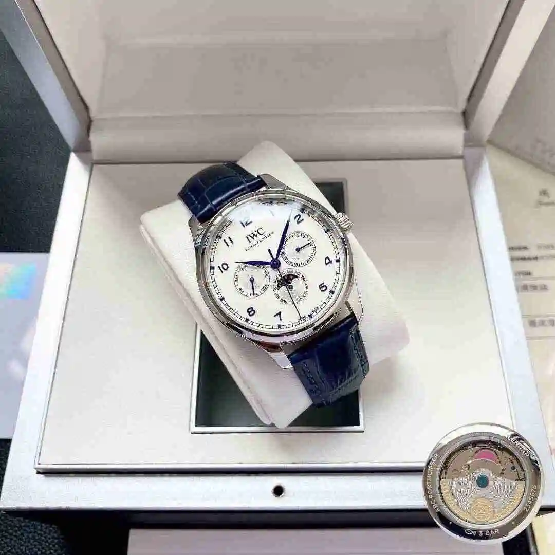 General Watches IWC Wanguo Watch Men's Watch Paired with Original Fully Automatic Mechanical Movement Top Grade 316 Precision Steel Case with Mineral Super Strong Mirror Diameter 40mm KK04350 1 view 6