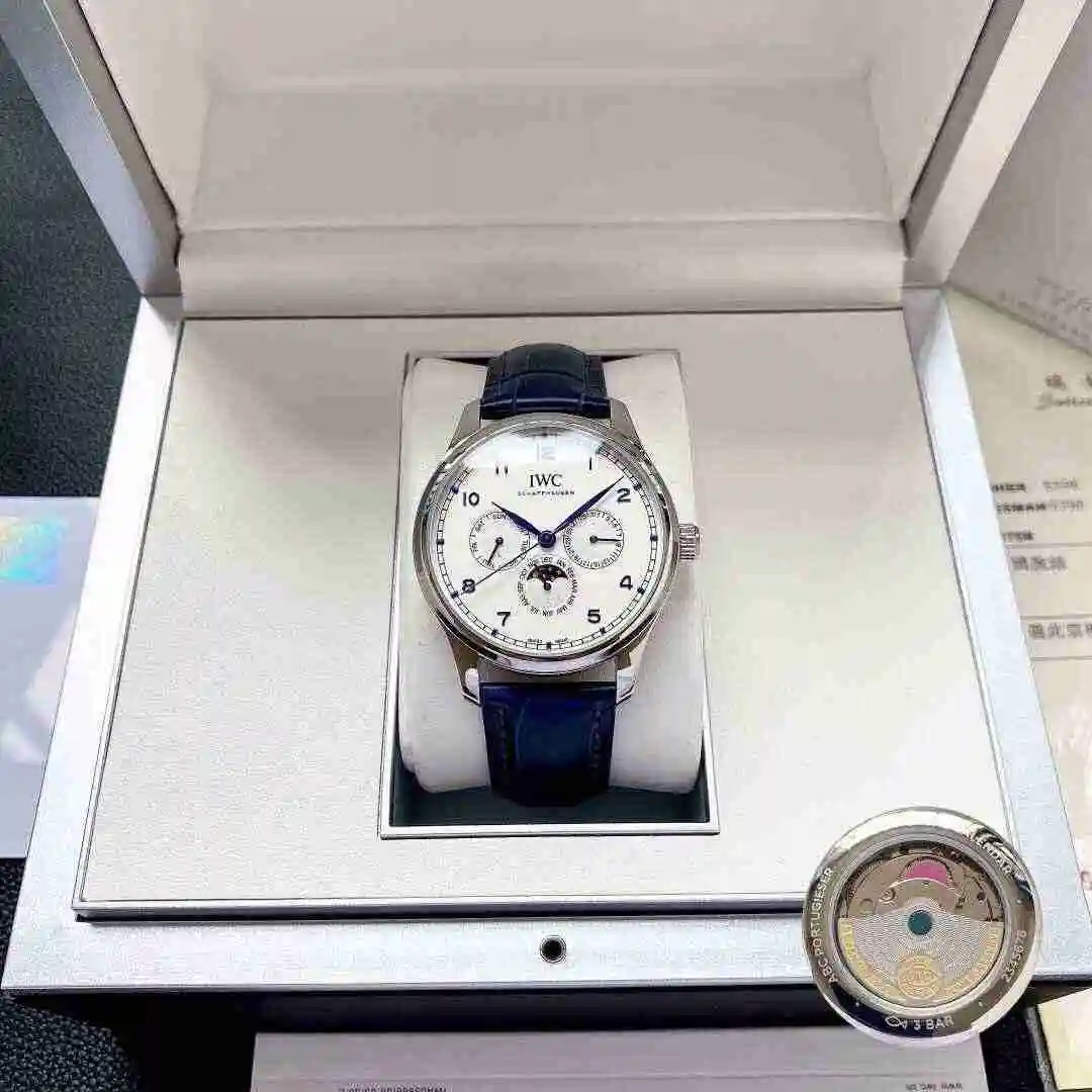 General Watches IWC Wanguo Watch Men's Watch Paired with Original Fully Automatic Mechanical Movement Top Grade 316 Precision Steel Case with Mineral Super Strong Mirror Diameter 40mm KK04350 1 view 7