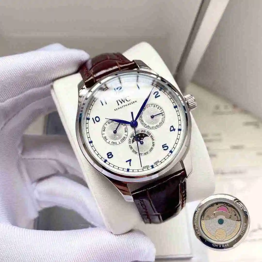 General Watches IWC Wanguo Watch Men's Watch Paired with Original Fully Automatic Mechanical Movement Top Grade 316 Precision Steel Case with Mineral Super Strong Mirror Diameter 40mm KK04350 1 view 9