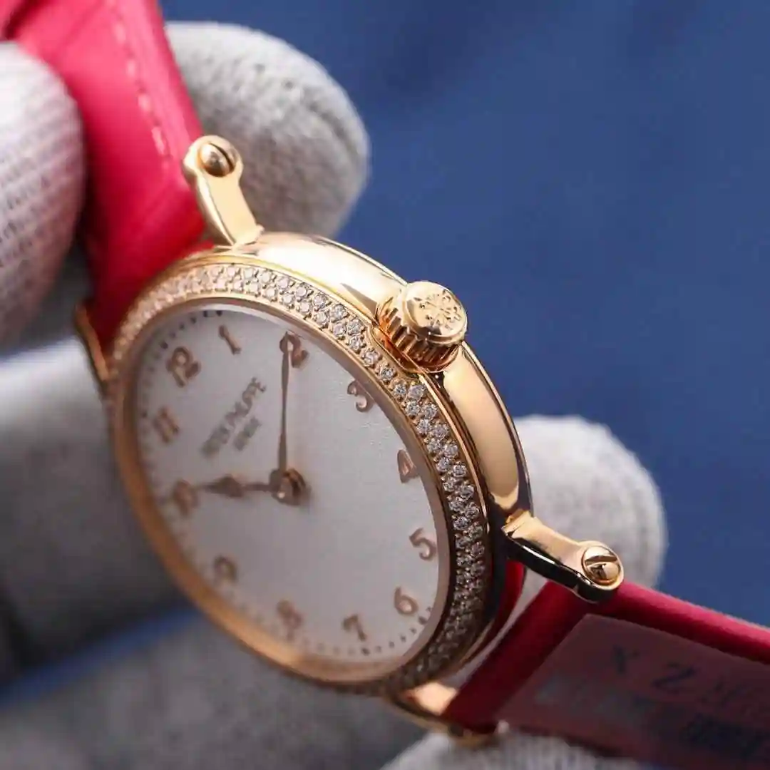 General Watches Patek Philippe white 1500 gold 1550 diamond+50 Watch view 5