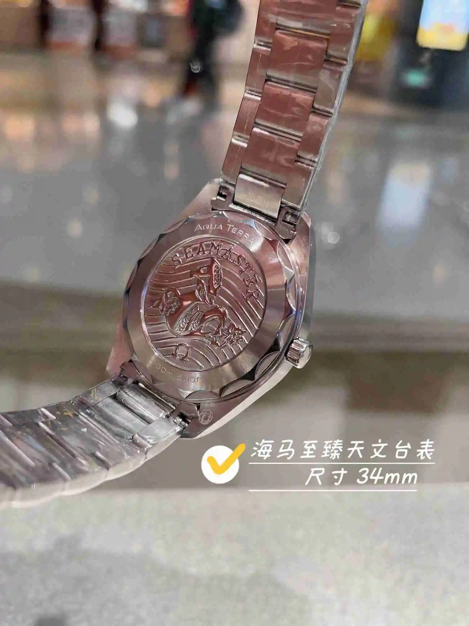 General Watches Omega Watch Women's Watch Paired with Original Fully Automatic Mechanical Movement Top Grade 316 Precision Steel Case with Mineral Super Strong Mirror Diameter 34cm KK03250 5 view 2