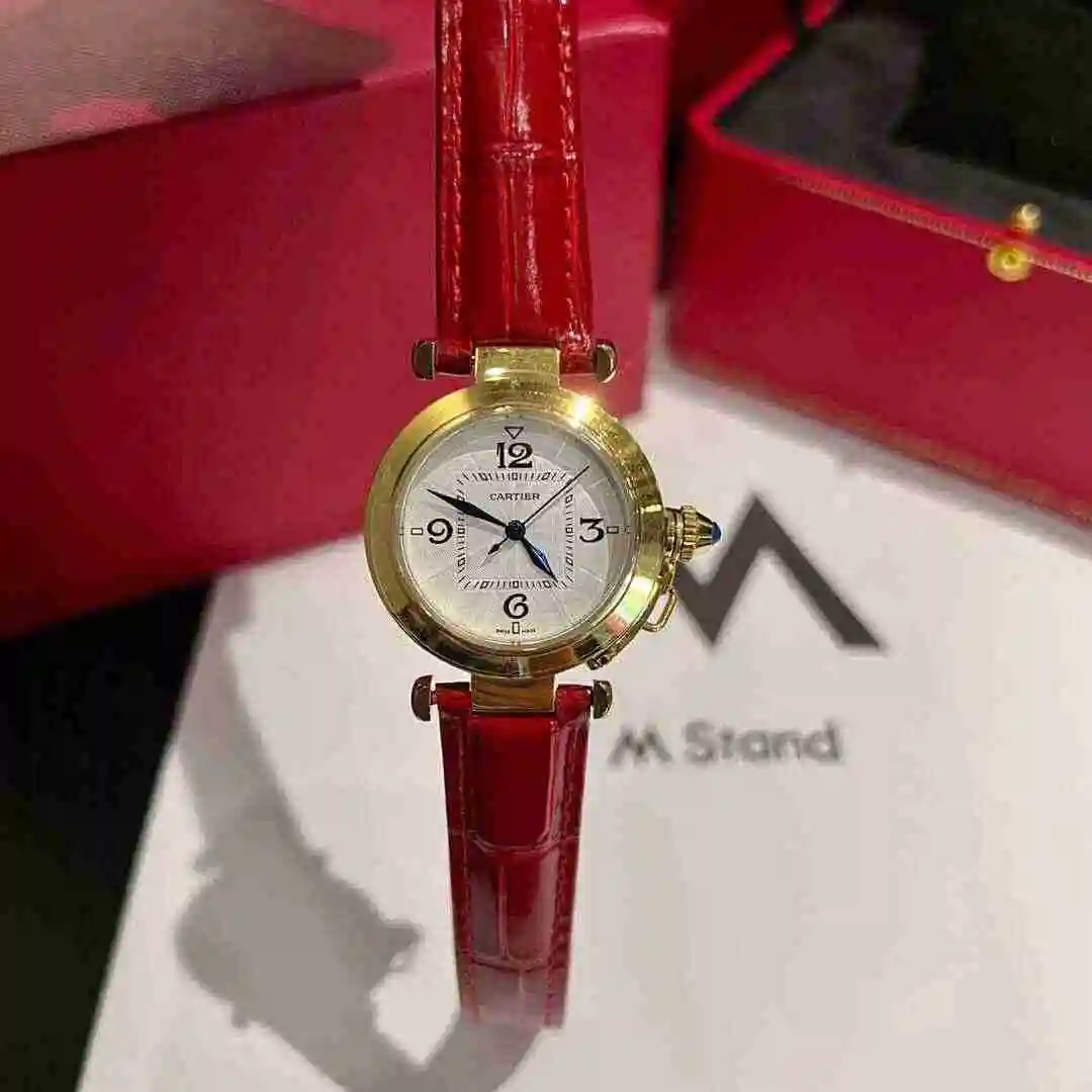 General Watches Cartier Watch Women's Watch Paired with Original Fully Automatic Mechanical Movement Top Grade 316 Precision Steel Case with Mineral Super Strong Mirror Diameter 35mm KK03250 1 view 3