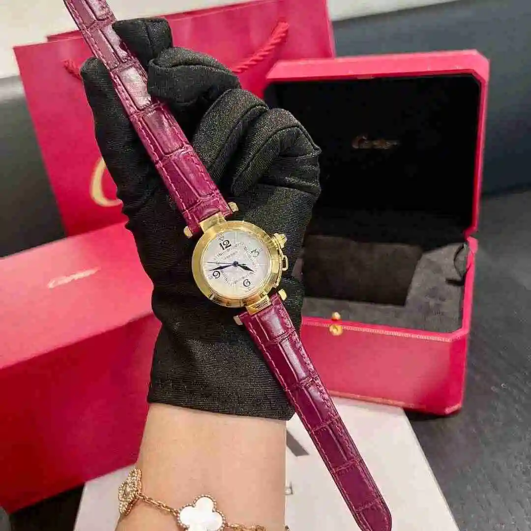 General Watches Cartier Watch Women's Watch Paired with Original Fully Automatic Mechanical Movement Top Grade 316 Precision Steel Case with Mineral Super Strong Mirror Diameter 35mm KK03250 1 view 8
